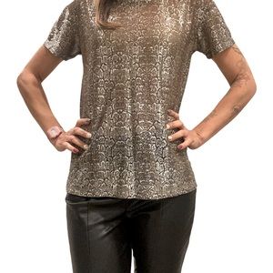 June & Hudson Silver Sheer T-shirt